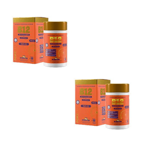 Kit-2-Vitamina-B12---Vit.-C-60-Comp-Sabor-Tangerina